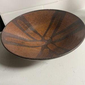 1960's Mid-Century Modern Stoneware Bowl by Walter Dexter (1931-2015)